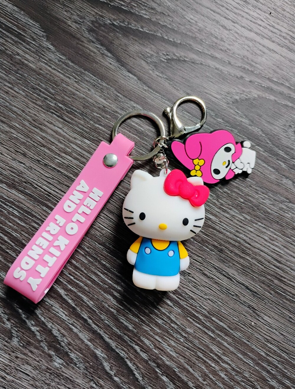 Hello Kitty And Friends Keychain With Wristlet